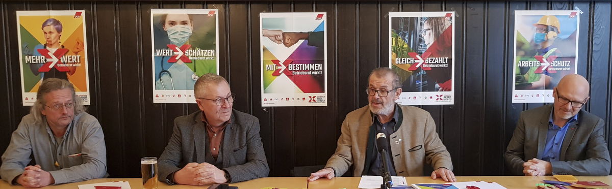 Pressekonferenz Betriebesratswahlen